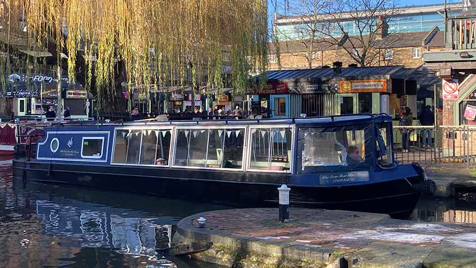 Long Tom Narrow Boat For Hire at Islington